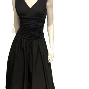 Max and Cleo Size 10 Fit and Flare Ruched Midi NWO